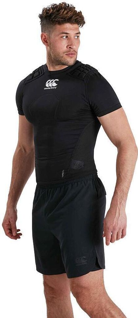 Canterbury - Schutzweste RD3679 (XL) (Schwarz/Weiß/Silber)