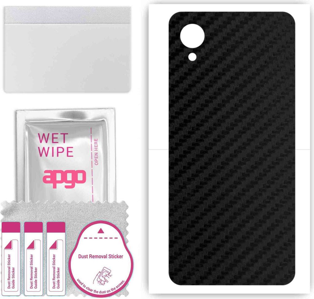apgo Rückseite Schutzfolie, Skin, kompatibel mit Samsung Galaxy A23 5G SC-56C, Hinten Displayschutzfolie aus Vinylfolie, kratzfest, einfache Monta...