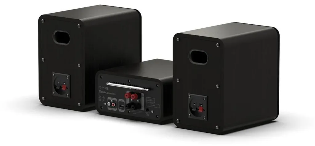 Chaîne stéréo PURE Classic Stereo Mini noire son puissant format compact - 3