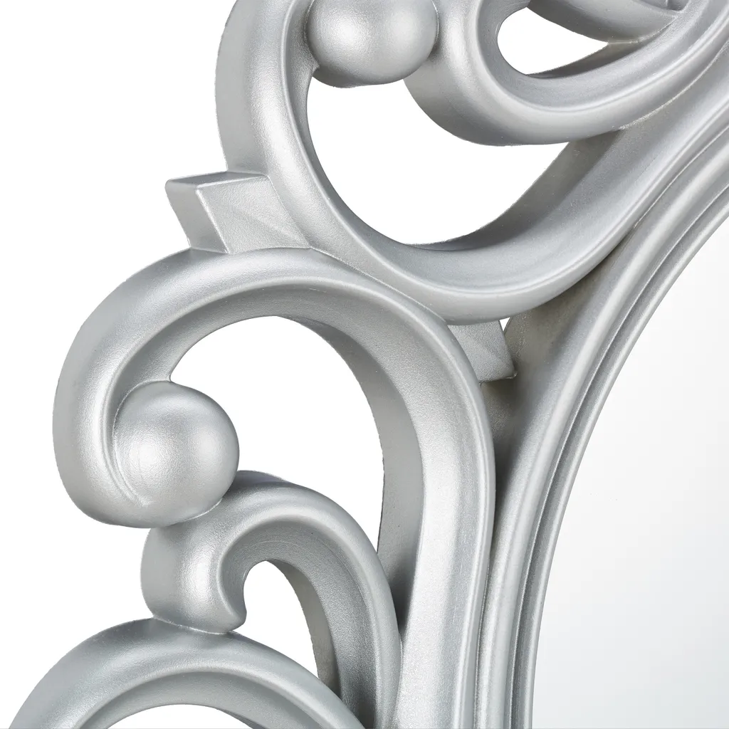 relaxdays Specchio decorativo da parete rotondo