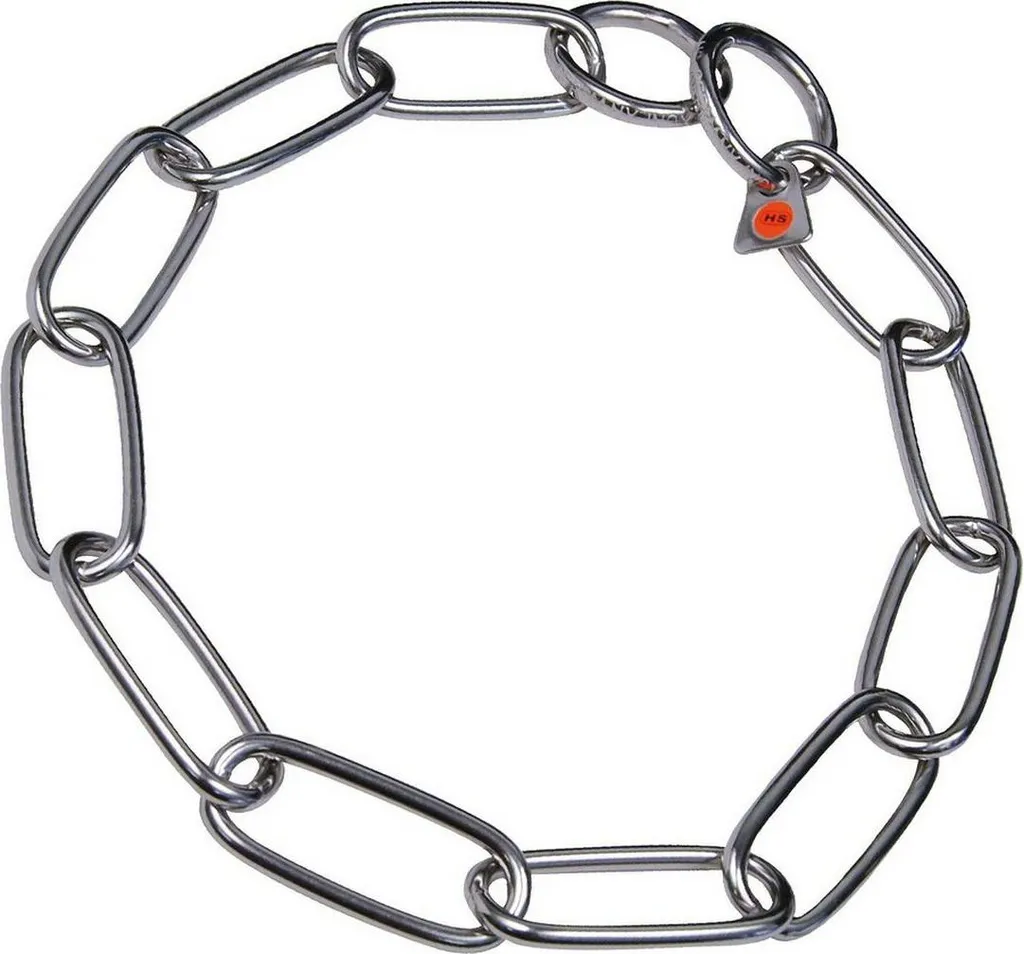 Collare Ultra-Resistente HS Sprenger 59cm Argento - Per Cani Attivi
