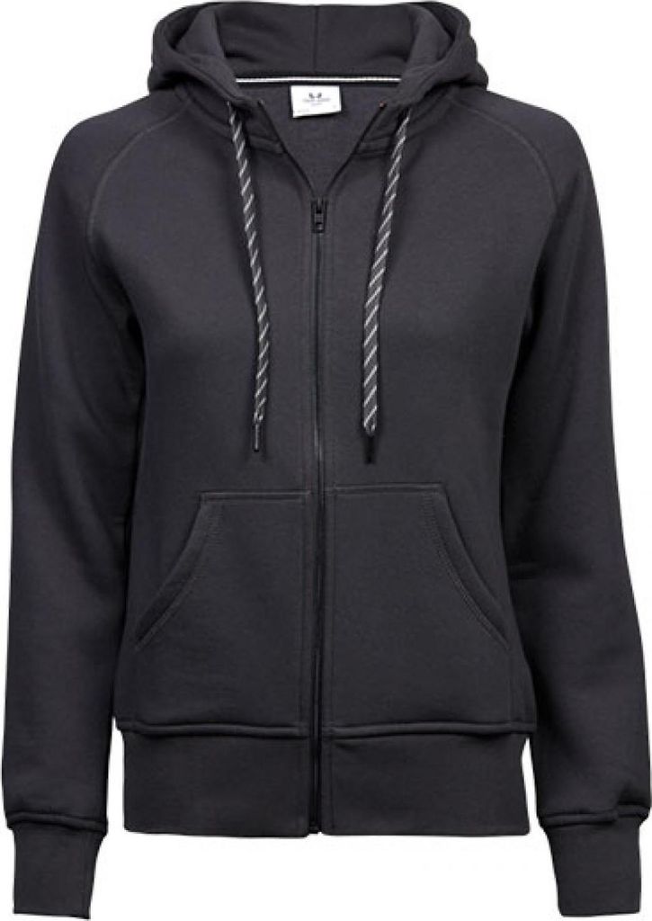 Tee Jays 5436 | Ladies Hooded Zip-Sweat - Farbe: Black - Größe: XXL