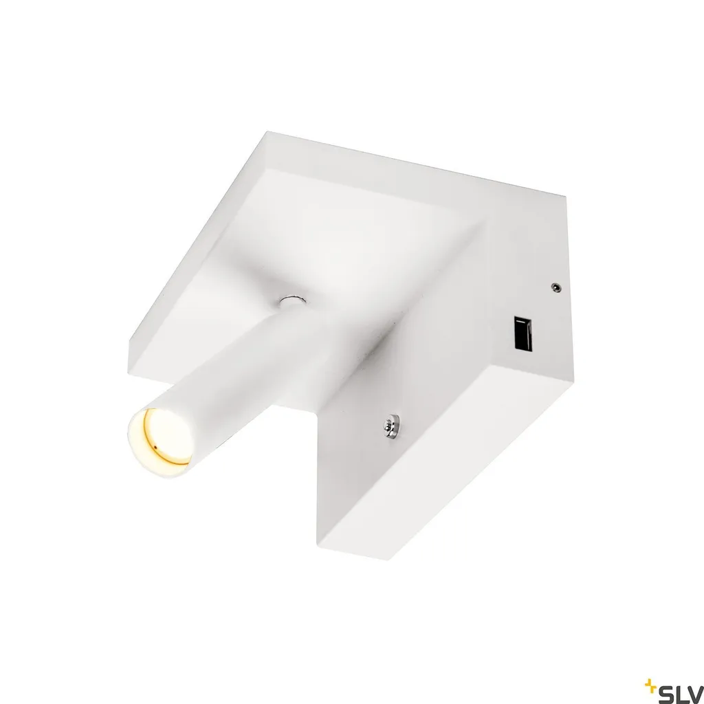 Applique murale LED design blanc 3000K KARPO Bedside orientable 40°