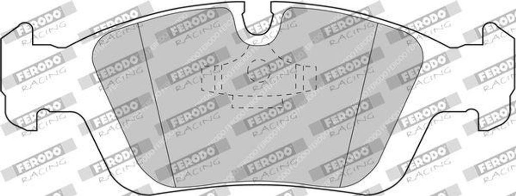 Bremsbelagsatz, Scheibenbremse FERODO FCP725W