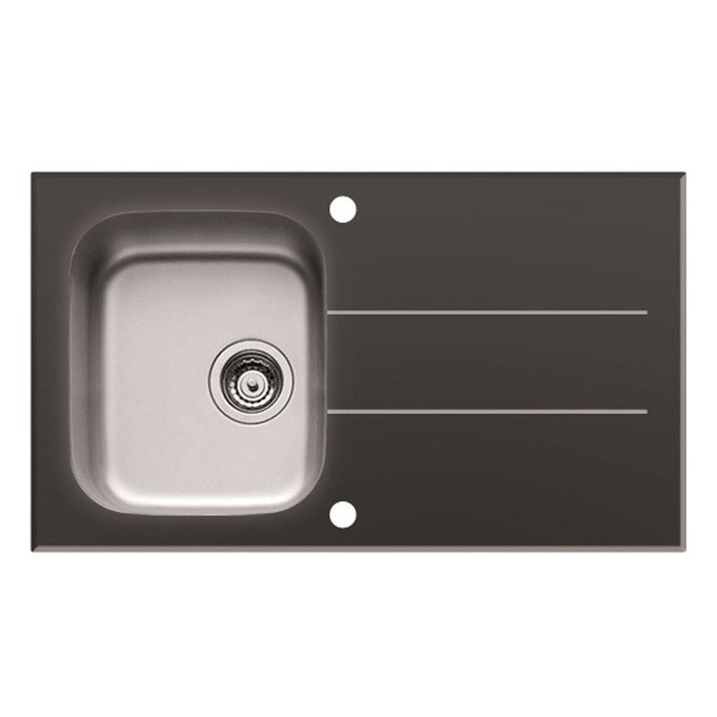 Pyramis Einbauspüle Concerto 1B 1D schwarz 109501230 Produktbild 
