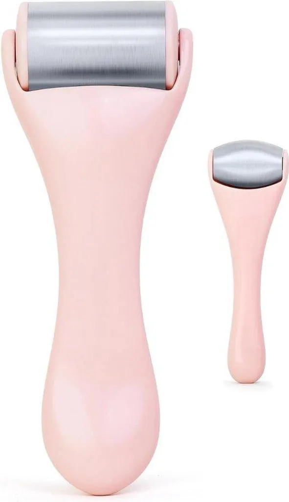 2 Rouleaux de Glace en Acier Inoxydable pour Visage et Yeux Gonflés