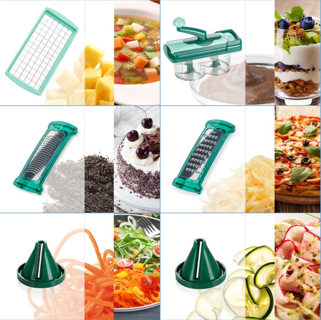 Genius Nicer Dicer Fusion smart Set 34tlg Gemüseschneider