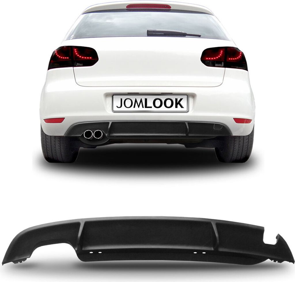 Dyfuzor zderzaka tylnego Sport Look dla VW Golf 6 VI (NIE Zdjęcie produktu 
