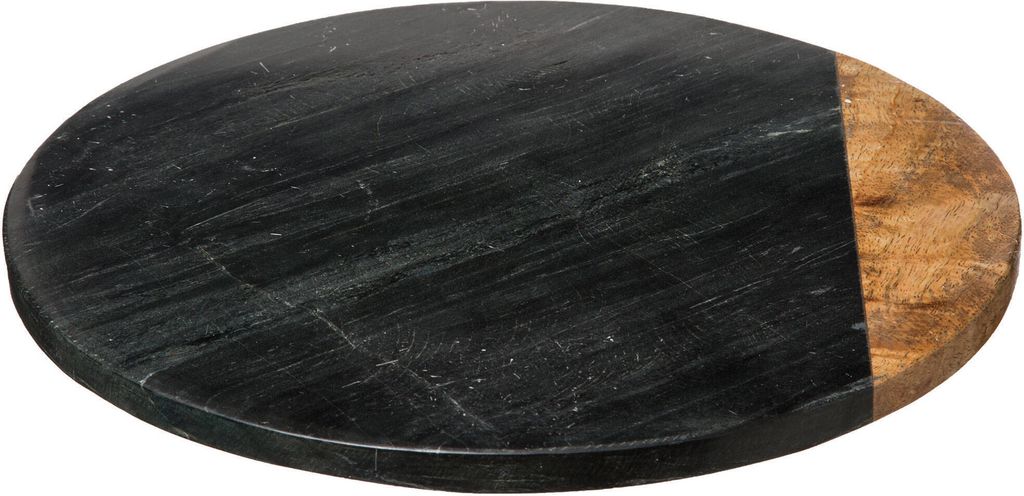 Secret de Gourmet Servierbrett aus Stein Holz schwarz braun Produktbild 