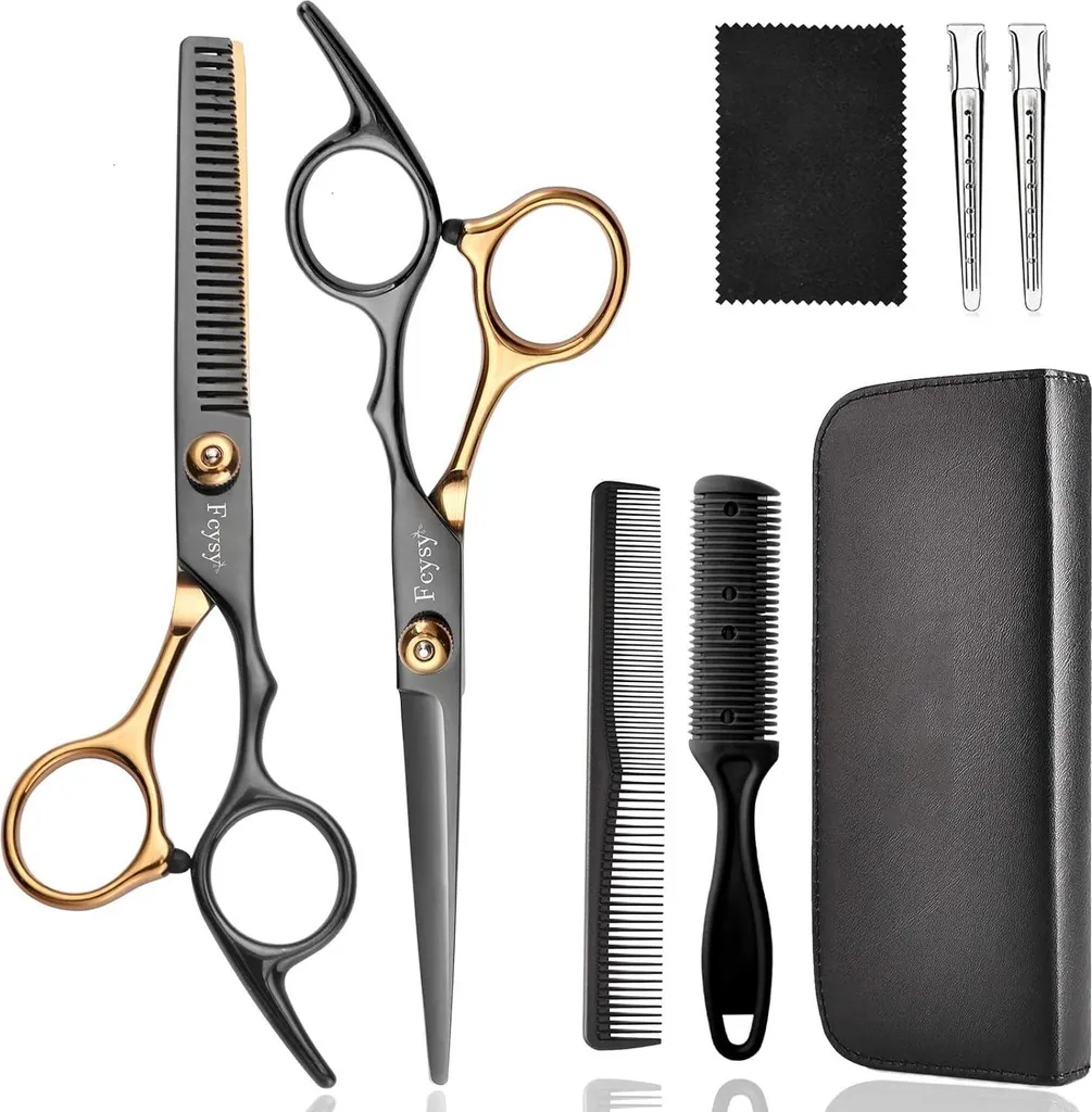 Set Forbici per Capelli Professionali - Ideale per Famiglia e Salone