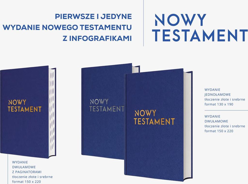 Nowy Testament z infografikami - Opracowanie Zbiorowe (Literatur, Religion auf Polnisch)