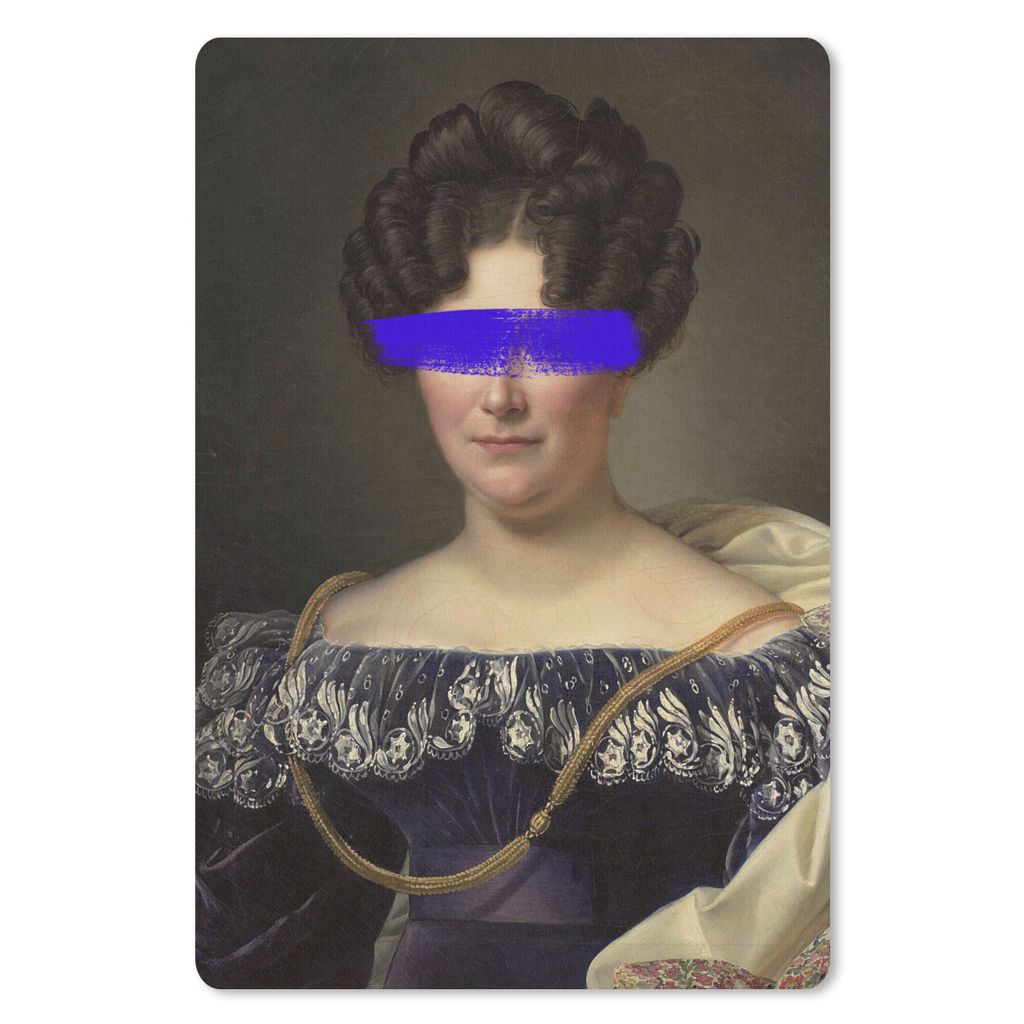 MuchoWow Mauspad Mousepad Johanna Henriette Engelen - Dubois Drahonet - Gemälde 40x60 cm - Mousepads - Maus Mat - Pad - Mausunterlage - Schreibt...