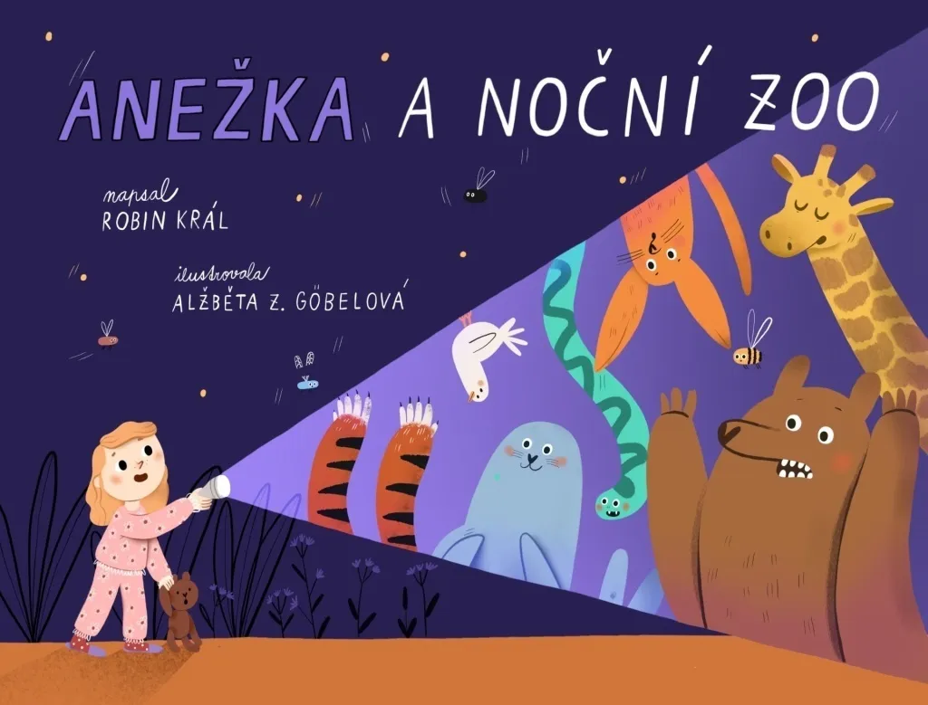 Livre Anežka a noční zoo pour surmonter la peur du noir en douceur