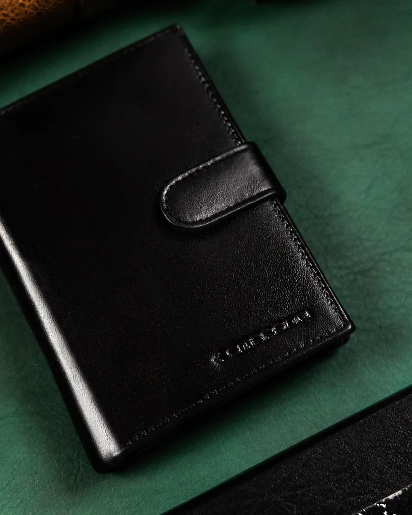 Affare! Set Peterson Portafoglio Uomo + Portachiavi Pelle RFID - 4