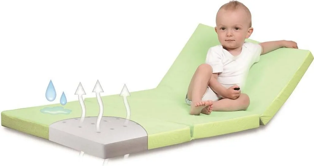 Matelas de voyage pour lit parapluie 120x60 BabyMatex Ressi 52 pliant