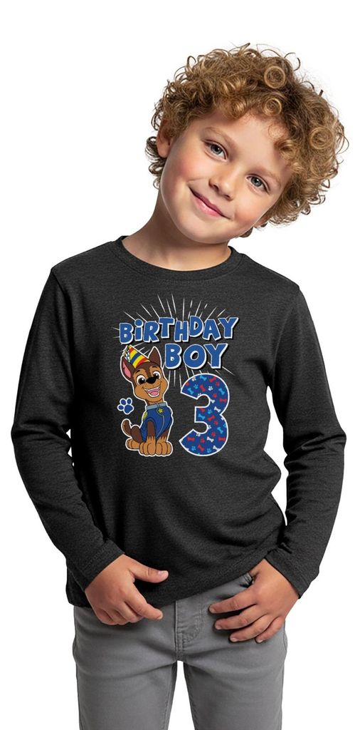 Spreadshirt Paw Patrol Chase 3 Jahre Alt 3. Geburtstag Produktbild 