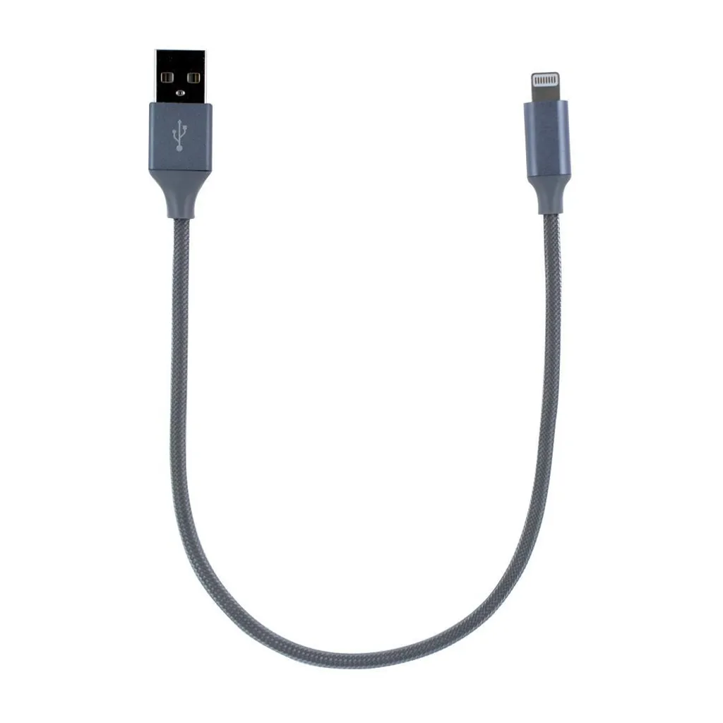 Cyoo Cavo Lightning Argento 30cm - Carica Dati iPhone Corto Anti-Groviglio