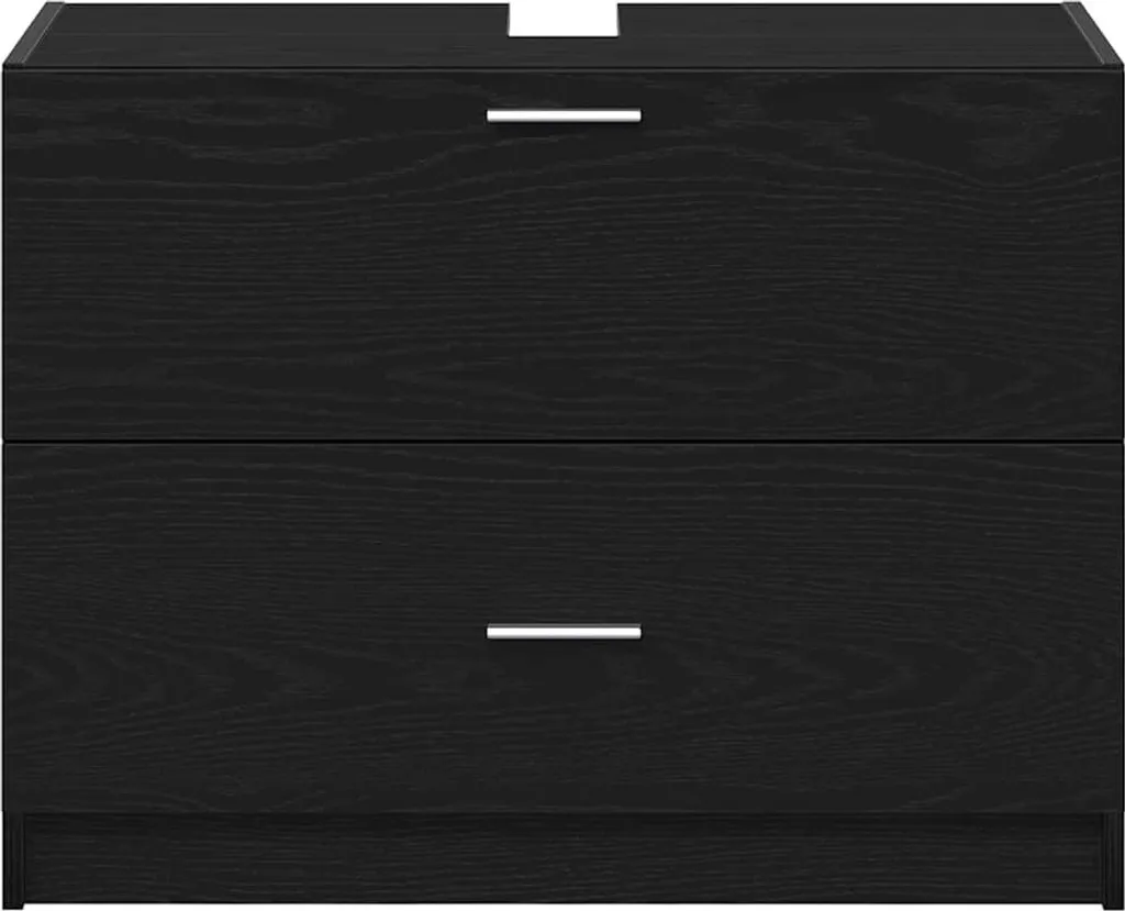 Buffet de salle de bain compact Chêne noir pour optimiser votre espace - 5