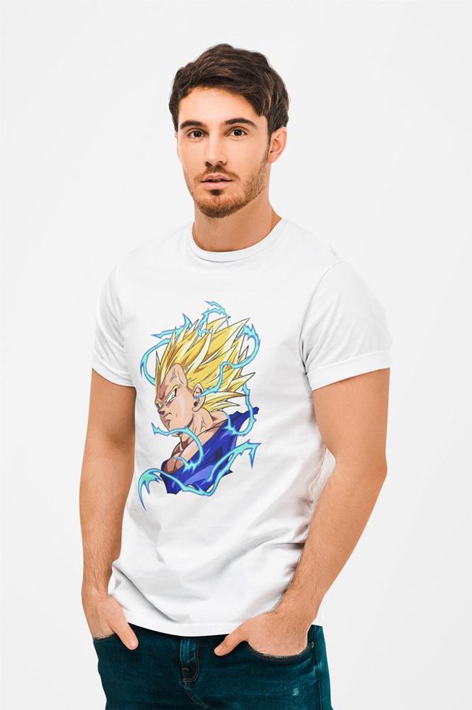 D&B Uni Polo AN00005_Dragon Ball_Weiß-Größe XL