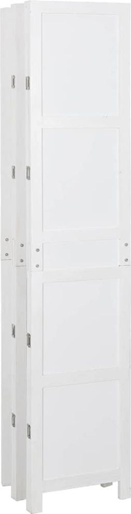 vidaXL Romdivider-Panel Weiß 176,5 x 165 cm MDF