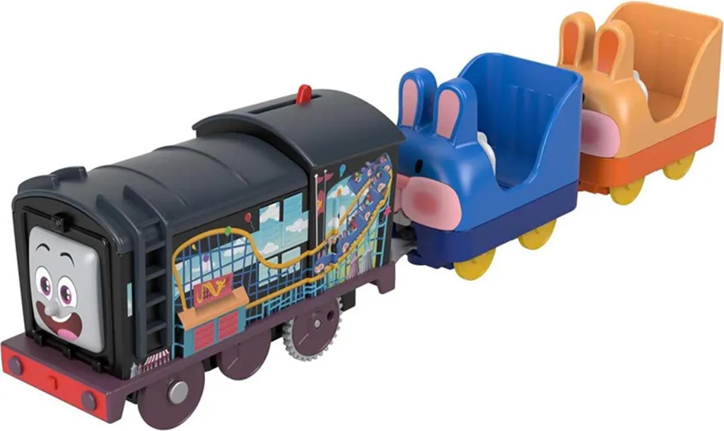 Train motorisé Diesel Carnival Fisher-Price HNN08 pour circuit de bois