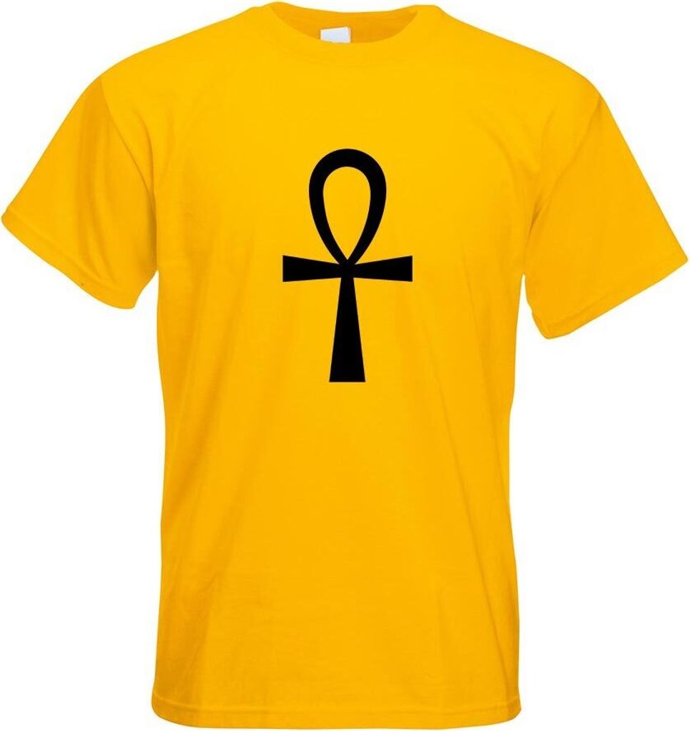 Kiwistar - T-Shirt - gelb - Anch Motiv Bedruckt Funshirt Design Print - mit Motiv Bedruckt - Funshirt Design - Sport - Freizeit - Herren - S