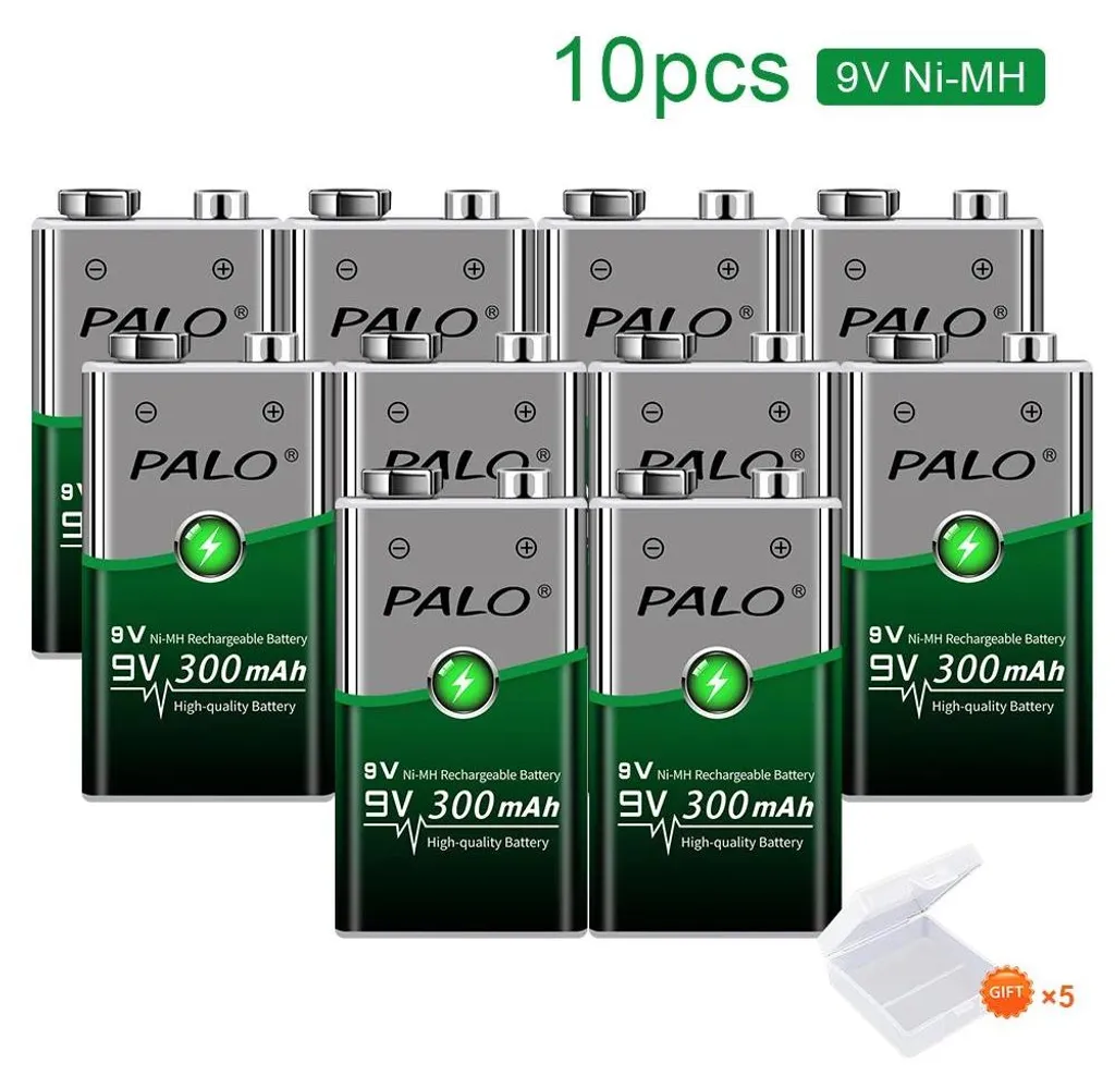 Batteries Rechargeables pour Télécommandes et Jouets 300 mAh - 10 pcs