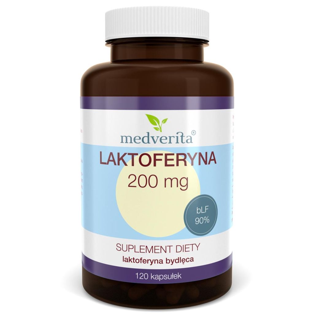 Medveryta Laktoferyna 200 mg - 120 kapsułek Zdjęcie produktu 