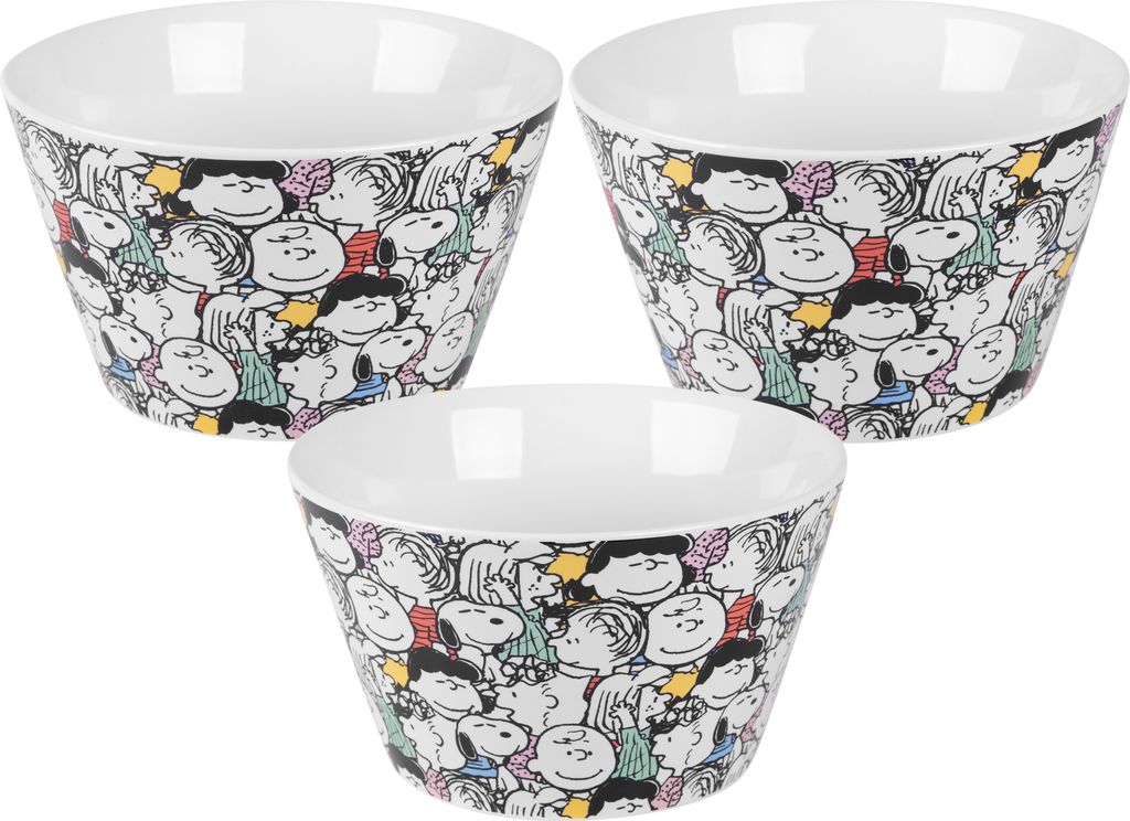 The Peanuts Schüssel Snoopy - Müslischale Schale Weiß Produktbild 