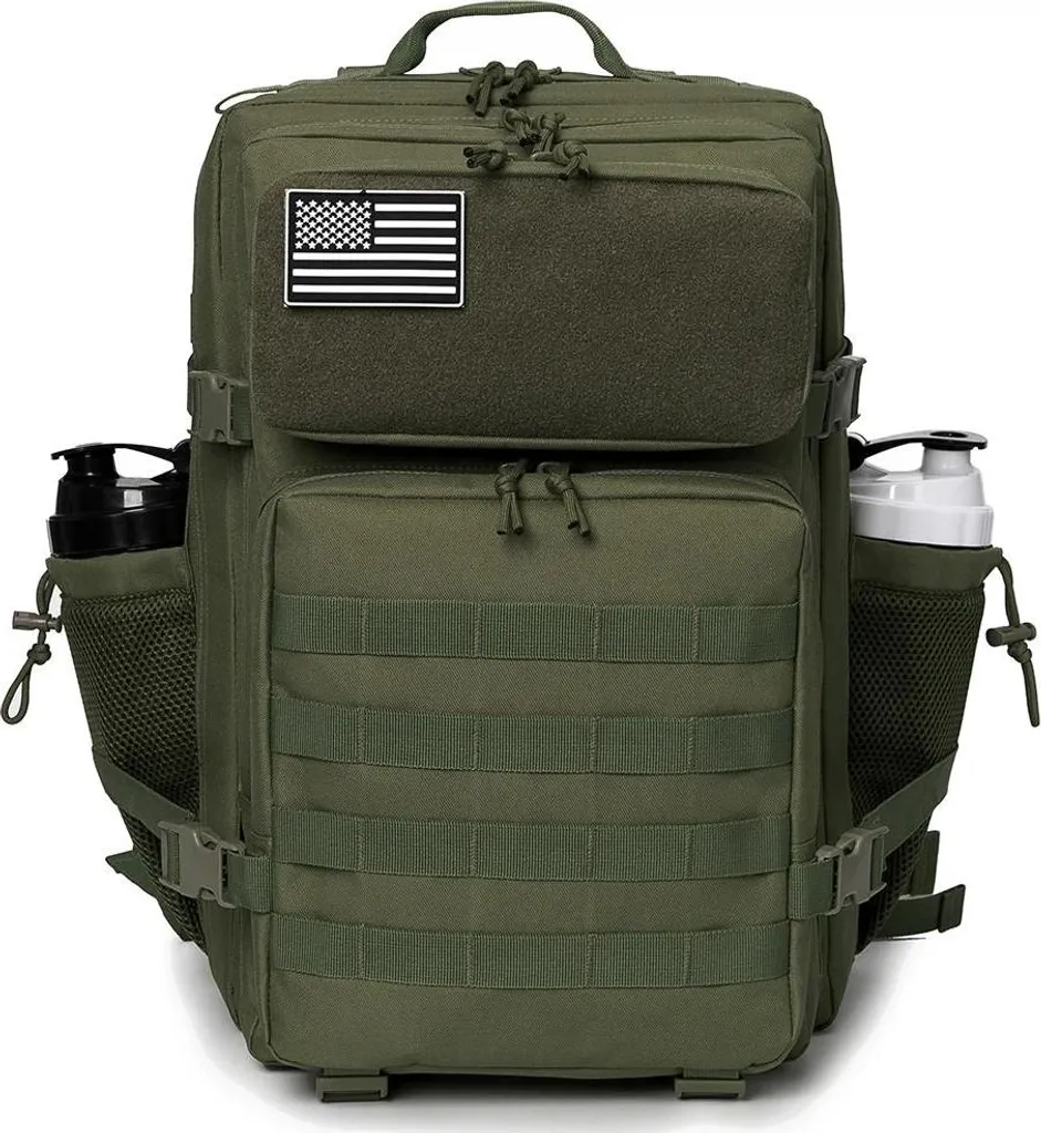 Sac à dos tactique vert robuste : fini le manque de place en sortie