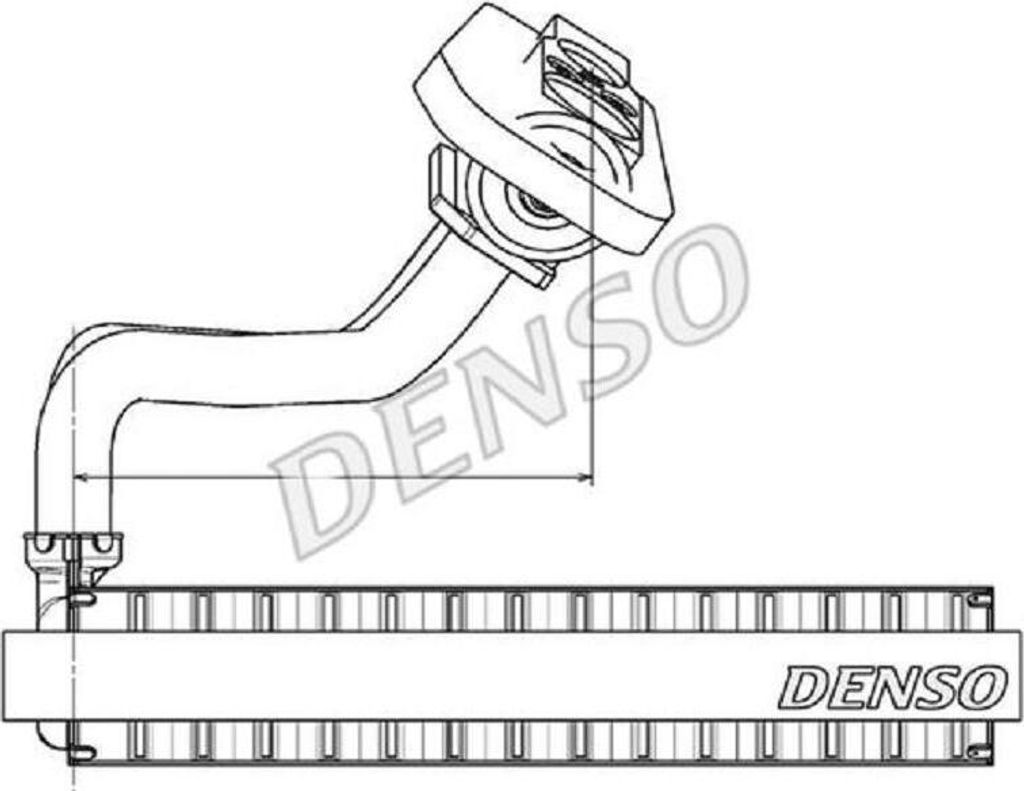 Verdampfer, Klimaanlage DENSO DEV09020