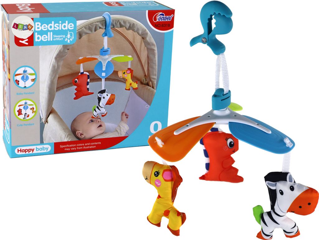 Bemi Baby Mobile Kinderbett Karussell Auf Clip Giraffe Dinosaurier Zebra