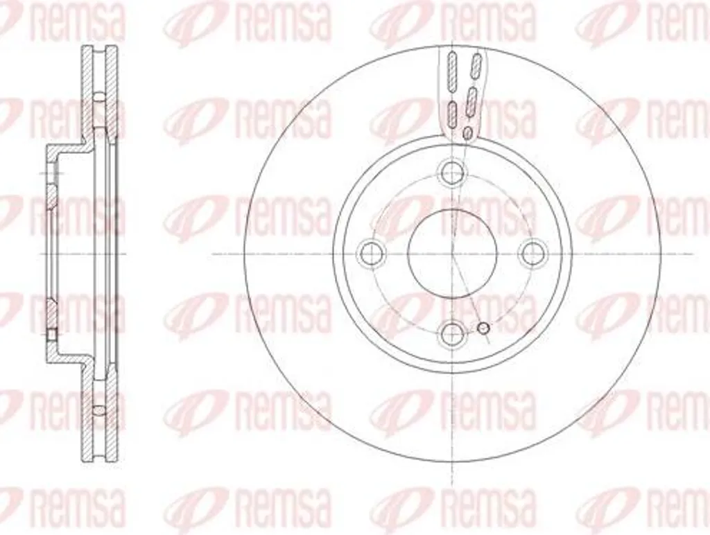 Disque de frein de rechange haute performance compatible Mazda et autres