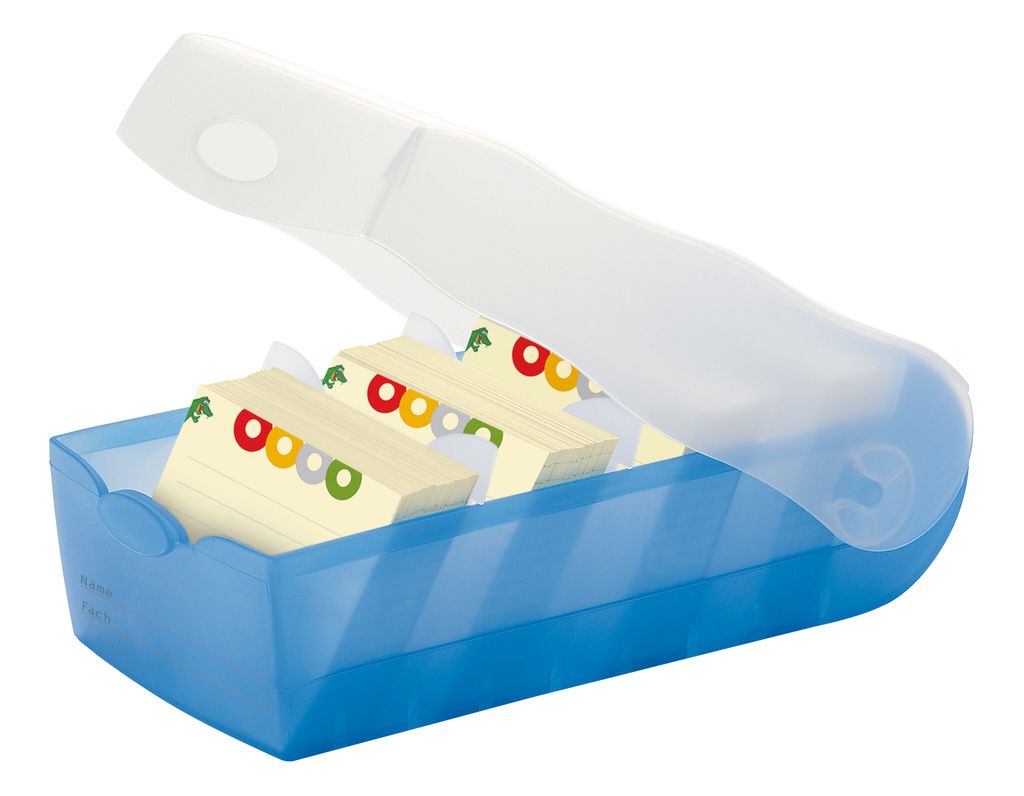 HAN Karteibox (Verkaufseinheit: 5) CROCO DIN A8 quer mit 5 Immagine del prodotto 