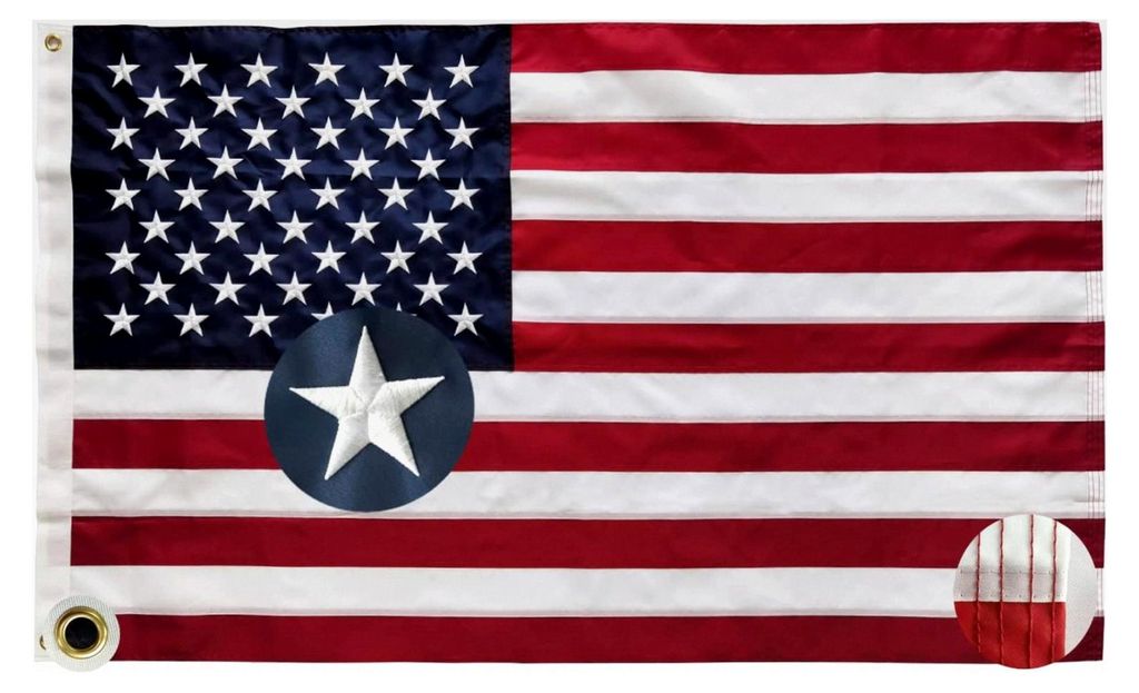 Amerikanische Flagge 90 x 150 cm - USA Fahne mit Produktbild 