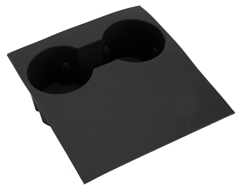 Getränkehalter in der Mittelkonsole, Silikonmaterial, kratzfest, Ersatz für Tesla Model 3 Y, Schwarz