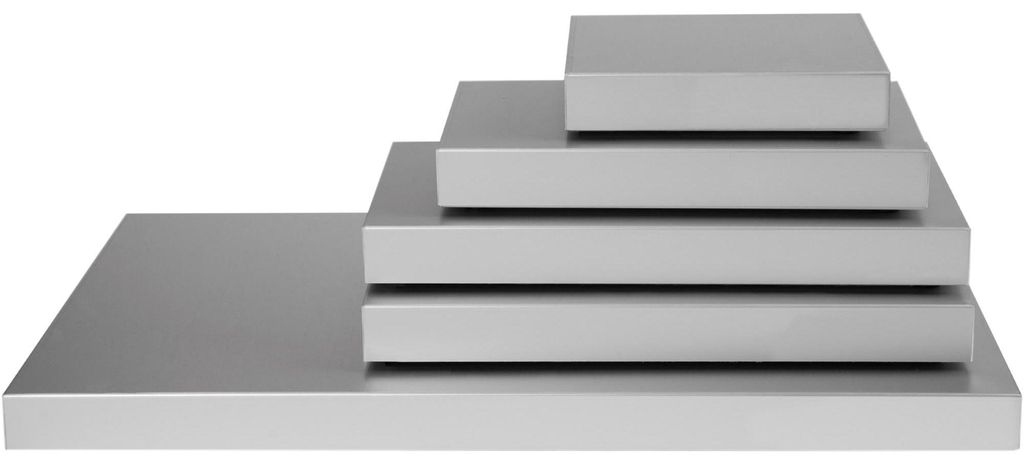 Koelplateau Saro, model STAY, met aluminium coating, Productafbeelding 
