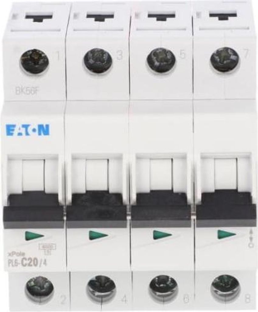 Leitungsschutzschalter 4P C 20A 6kA AC PL6-C20/4 166522 Produktbild 