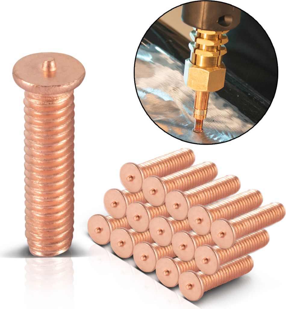 STAHLWERK Schweißbolzen M4 200er Set Ausbeulspotter Smart Repair Spotter