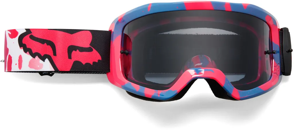 Masque de motocross FOX Main Morphic bleu et rose taille unique - 4