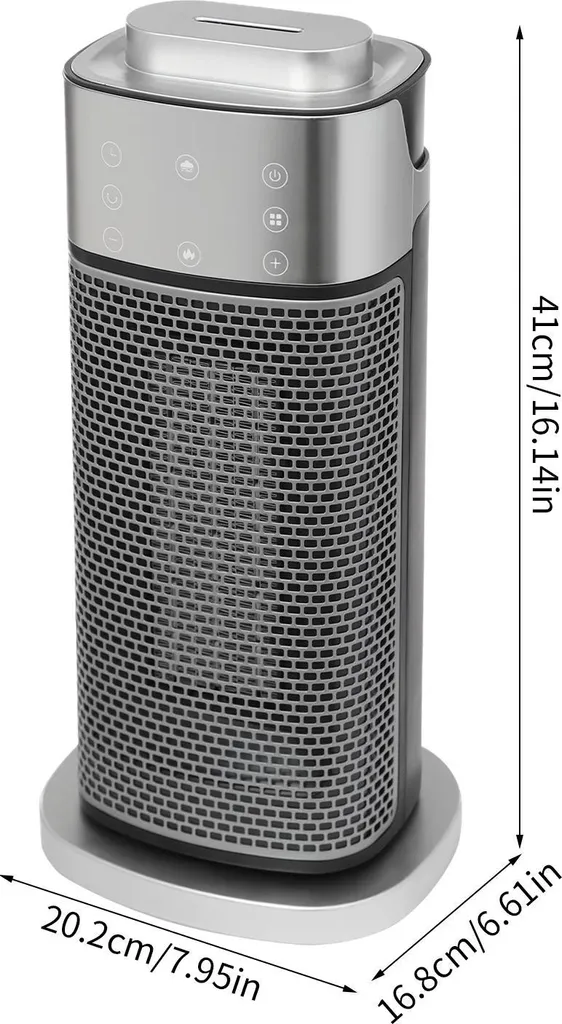 Radiateur électrique anti-air sec 2000W avec minuterie et chauffe rapide