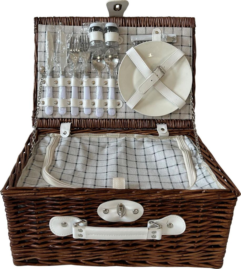 Picknickkorb für 2 Personen Finie Braun Produktbild 
