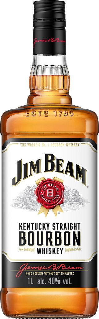 Jim Beam Bourbon Whiskey 40 % 1000ml Produktbild 