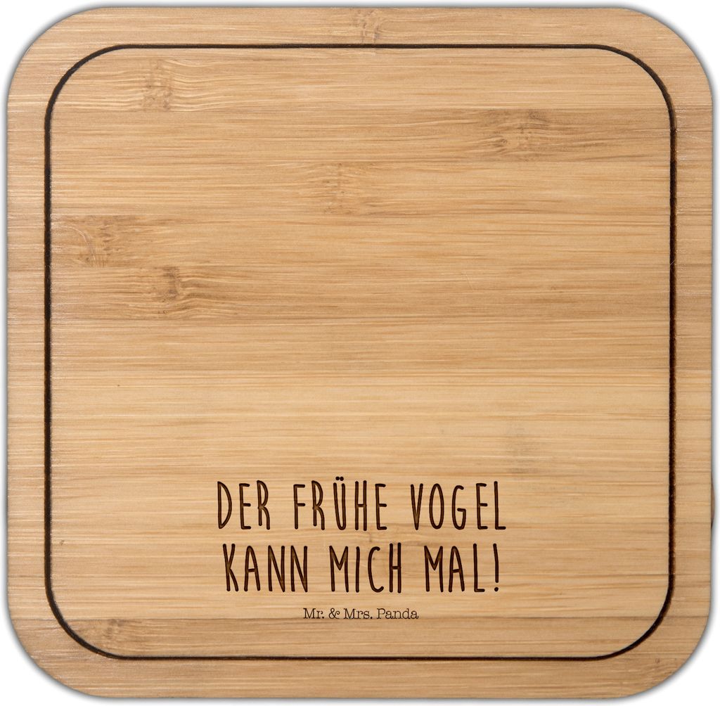 Mr. & Mrs. Panda Tischschoner Faultier Vogel - Transparent Produktbild 