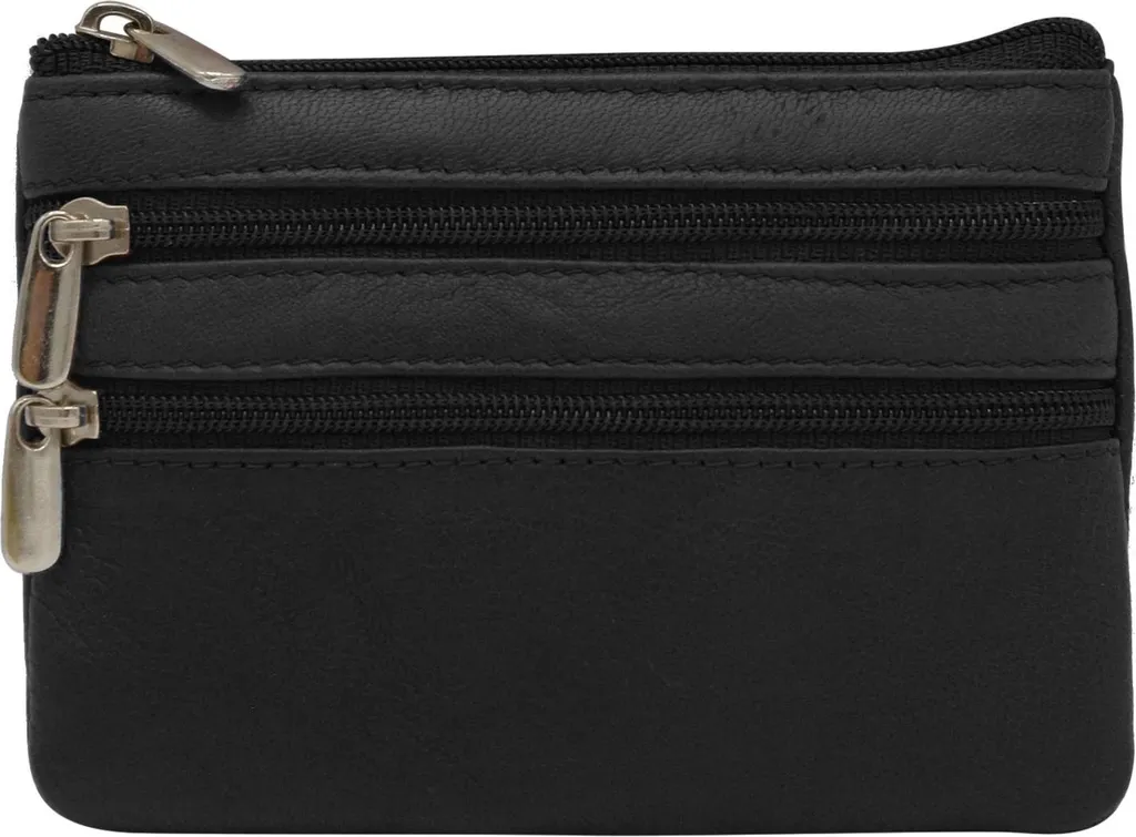 portachiavi in pelle K001-AGN-5212 Nero