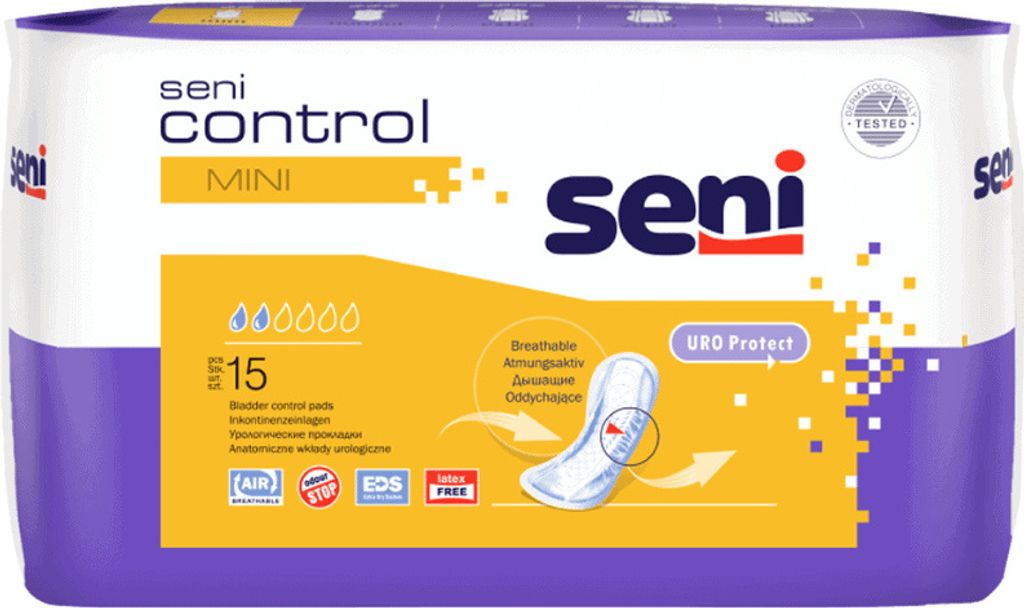 Seni Control Inkontinenzeinlage mini 15 St Produktbild 