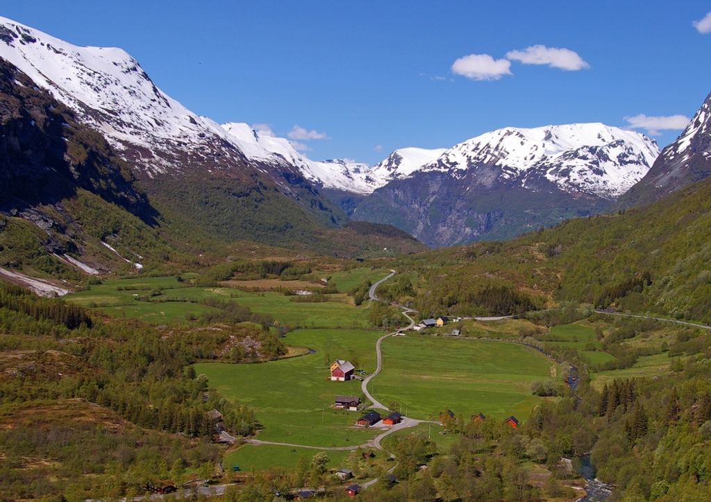 hansepuzzle 63354 - Norwegen Puzzle, 260 Teile, Natur, 41,0 x 28,0cm mit hochwertiger Aufbewahrung, Kartonbox und wiederverschließbarem Beutel