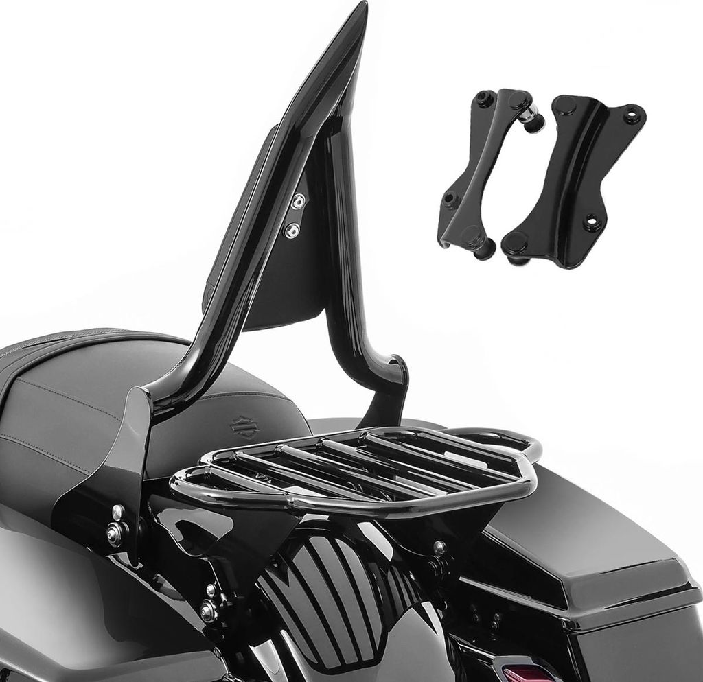 Sissybar PV1 mit Rack KI und Docking für Harley Davidson Touring 14-25