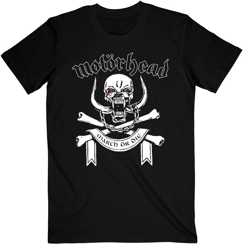 Motorhead - "March Or Die" T-Shirt für Herren/Damen Uni RO3956 (S) (Schwarz)