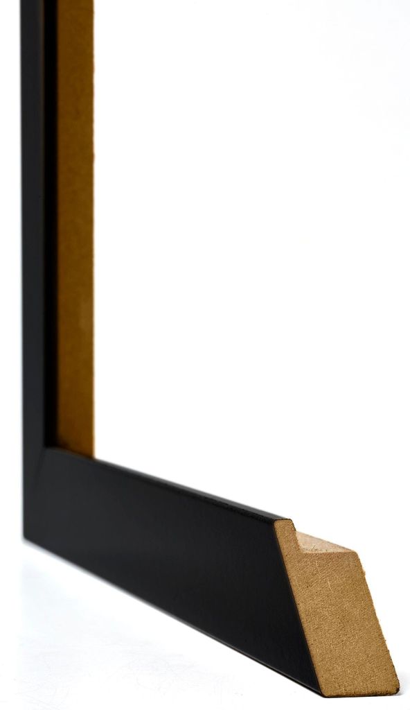Bilderrahmen, 29.7x42 cm, Schwarz Hochglanz, MDF, Mura